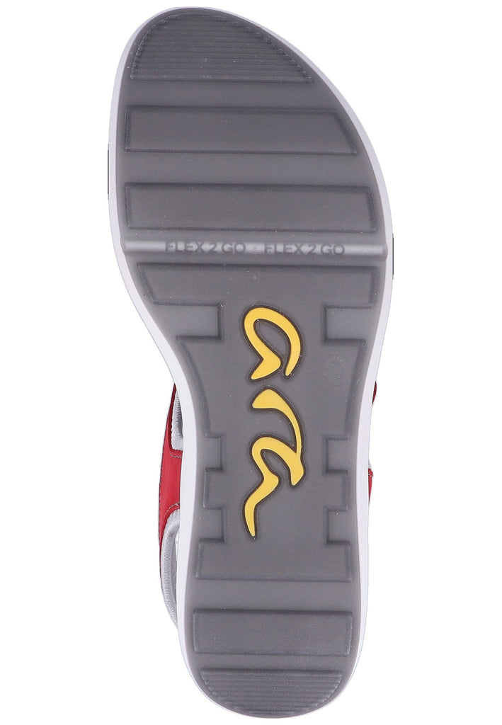 ara Sandalen Nubukleder Rot