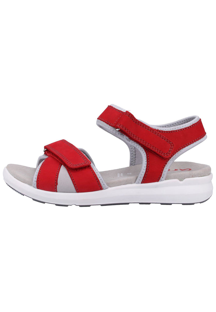 ara Sandalen Nubukleder Rot