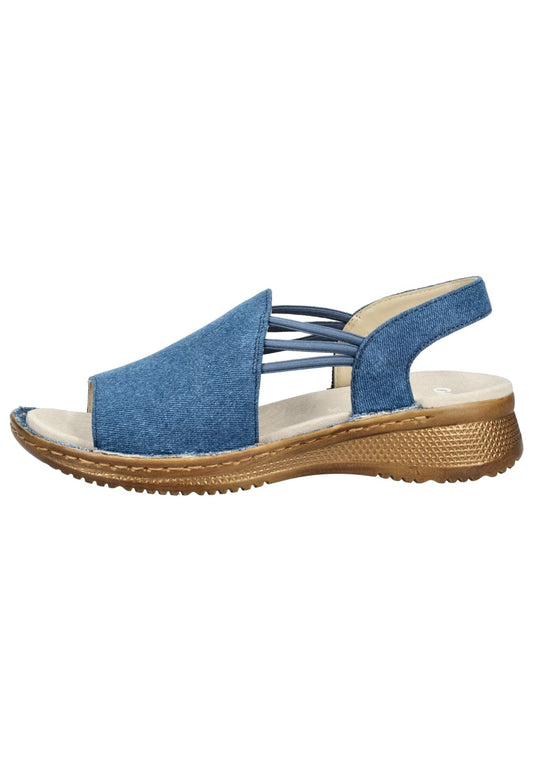 ara Sandalen Textil Blau