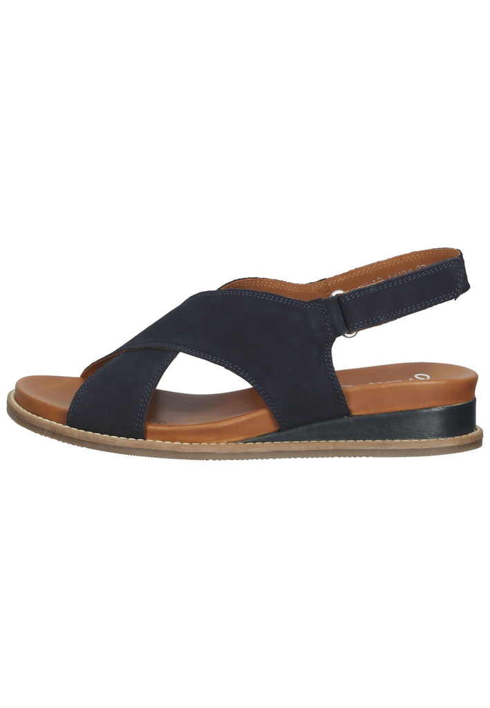 ara Sandalen Veloursleder Blau