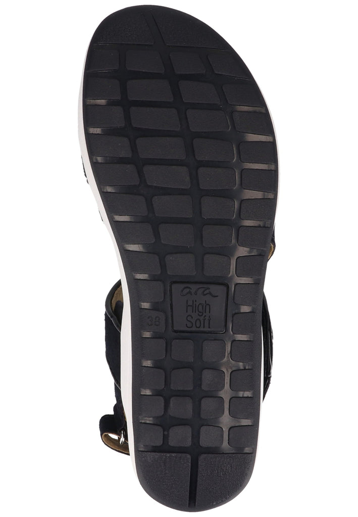 ara Sandalen Veloursleder Blau