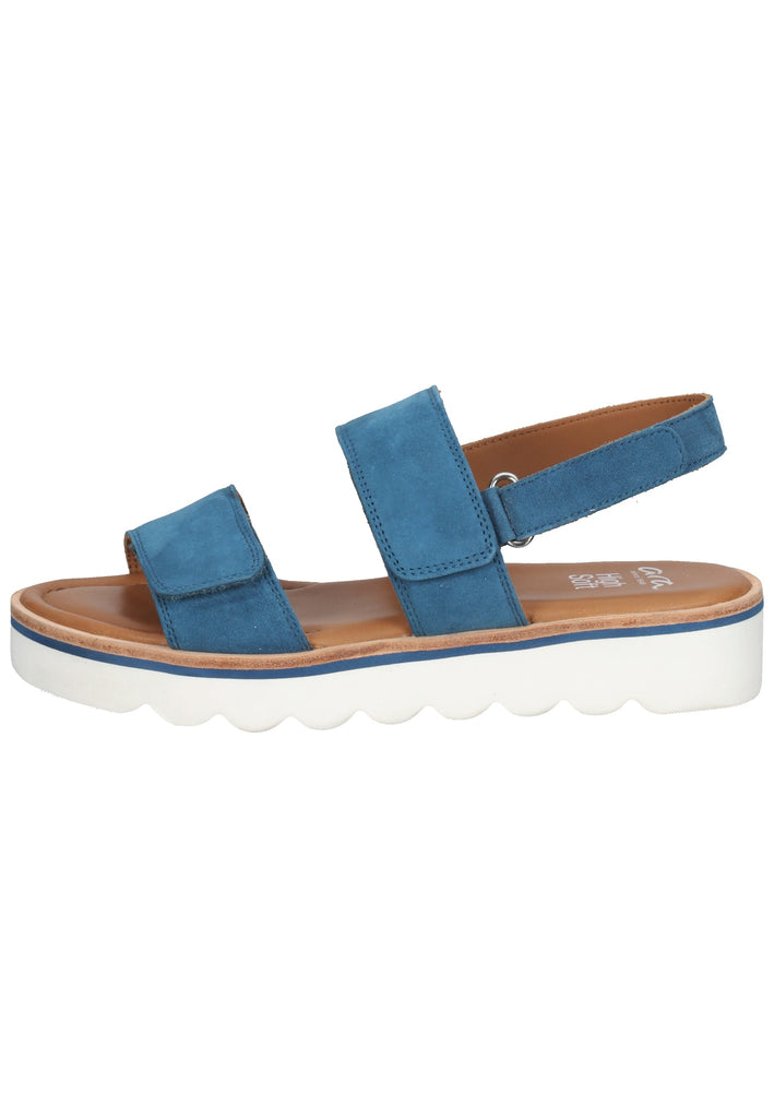 ara Sandalen Veloursleder Blau