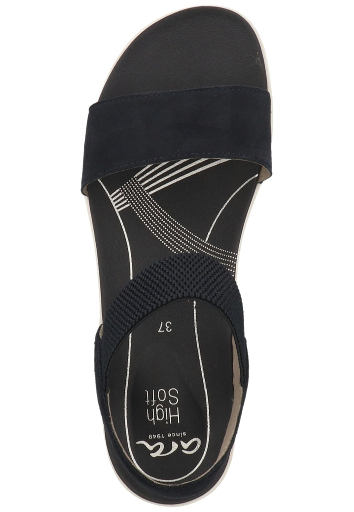 ara Sandalen Veloursleder Blau