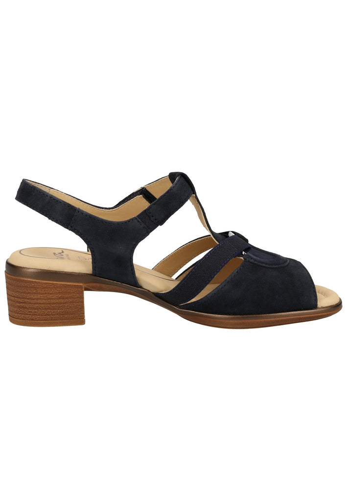 ara Sandalen Veloursleder Blau