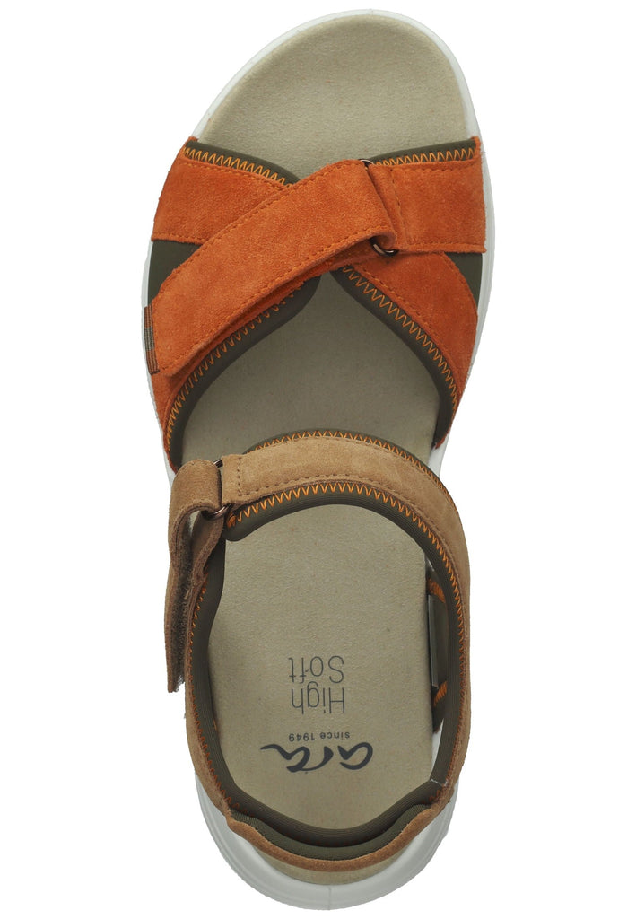 ara Sandalen Veloursleder Braun
