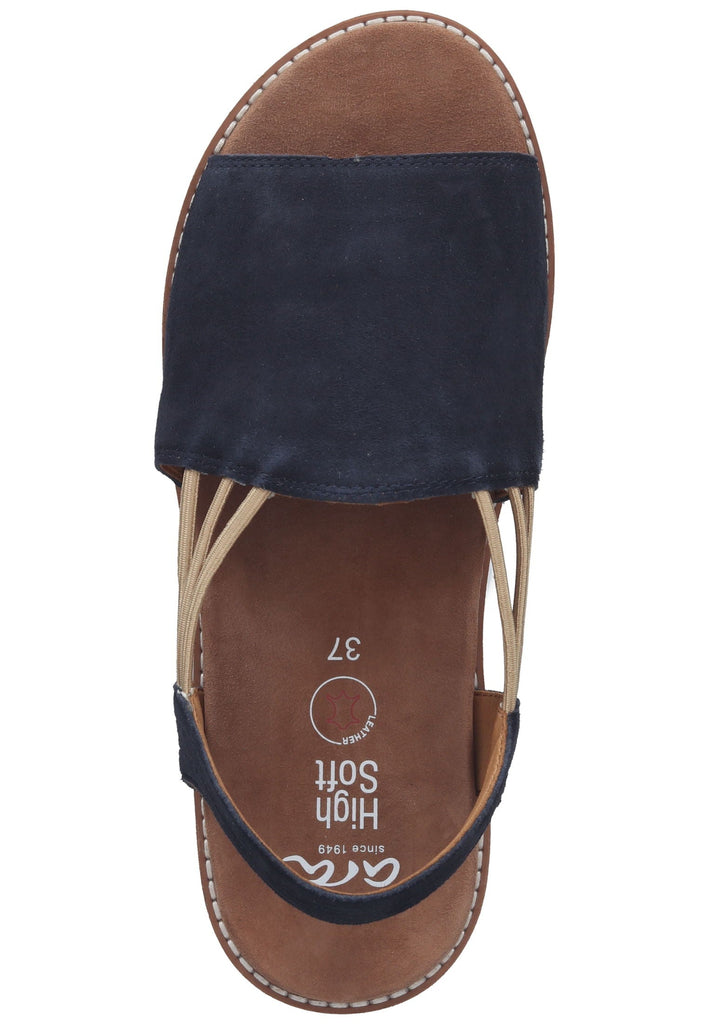 ara Sandalen Veloursleder Dunkelblau