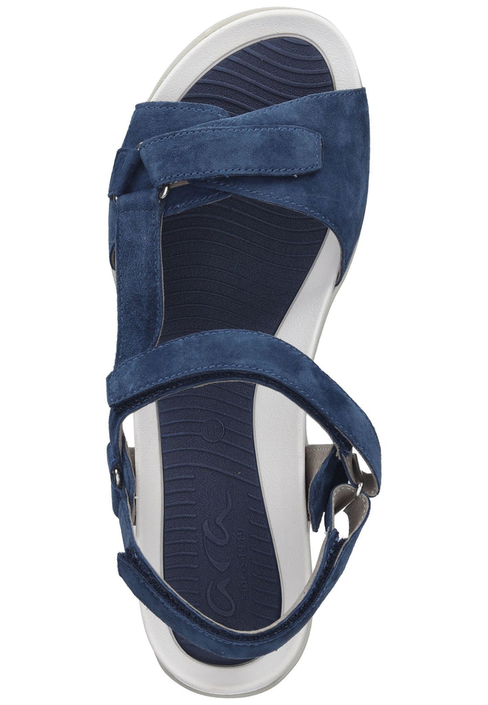 ara Sandalen Veloursleder Dunkelblau
