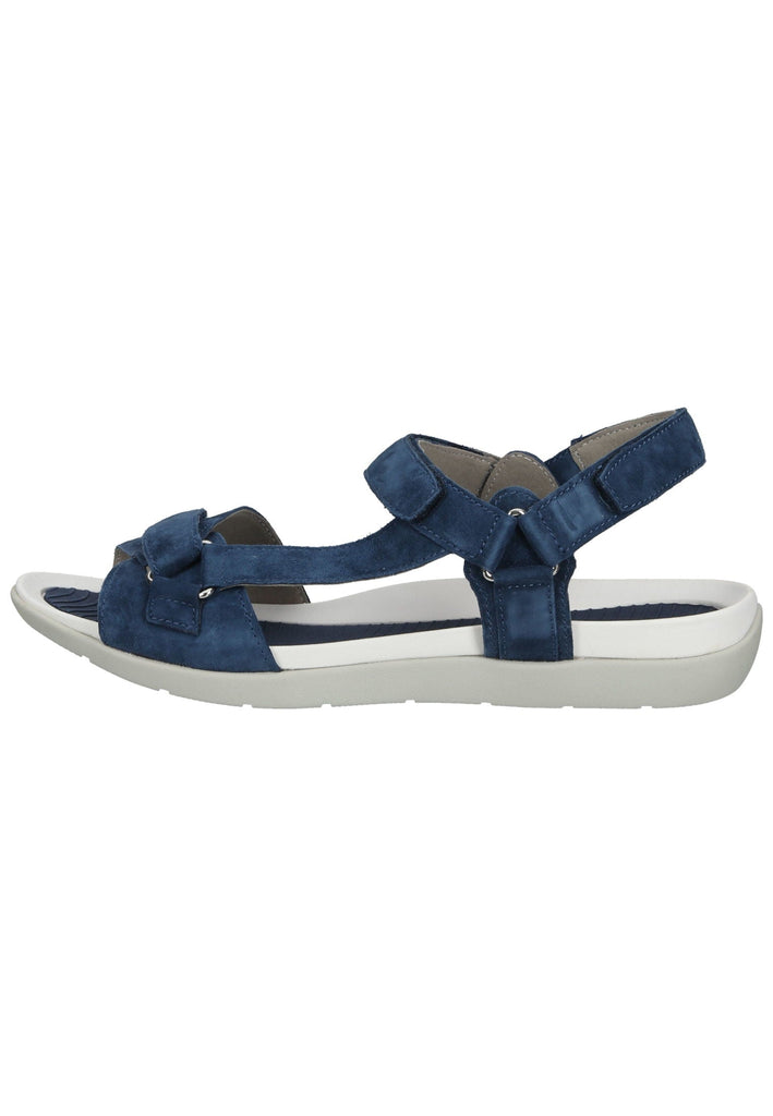 ara Sandalen Veloursleder Dunkelblau