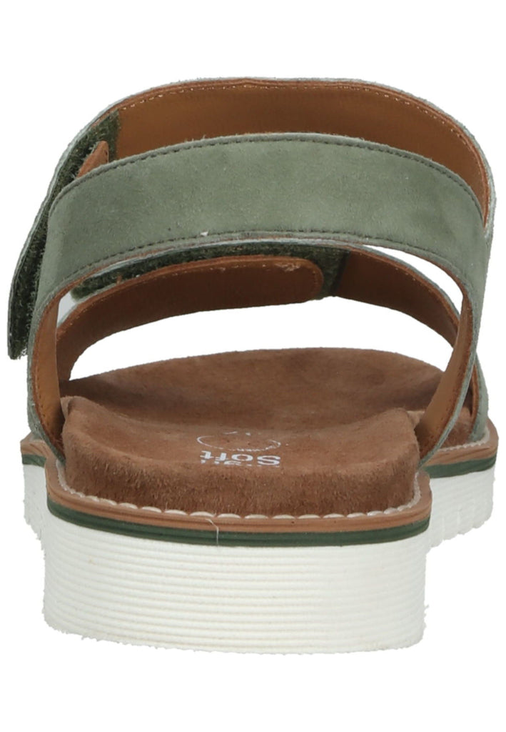 ara Sandalen Veloursleder Dunkelgrün