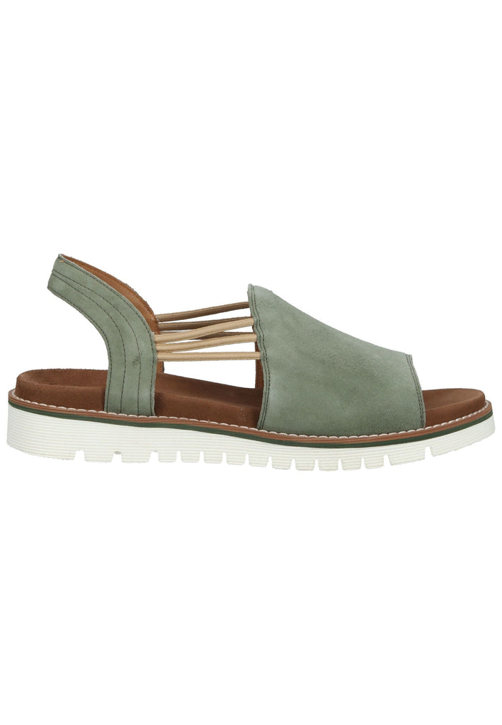 ara Sandalen Veloursleder Dunkelgrün