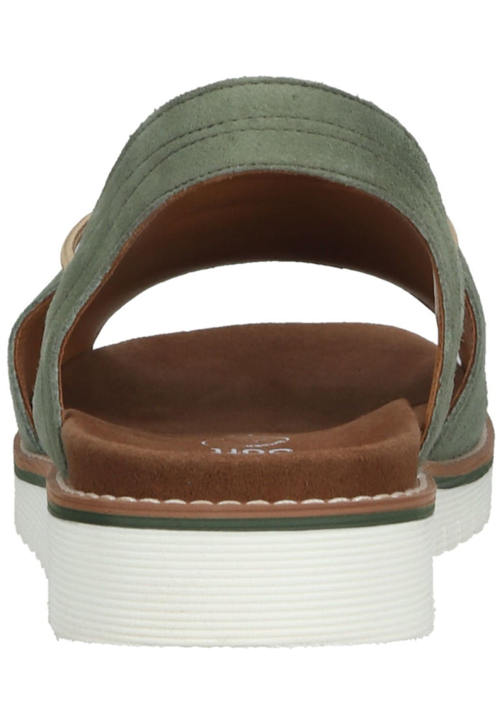 ara Sandalen Veloursleder Dunkelgrün