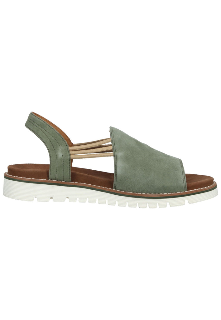 ara Sandalen Veloursleder Dunkelgrün