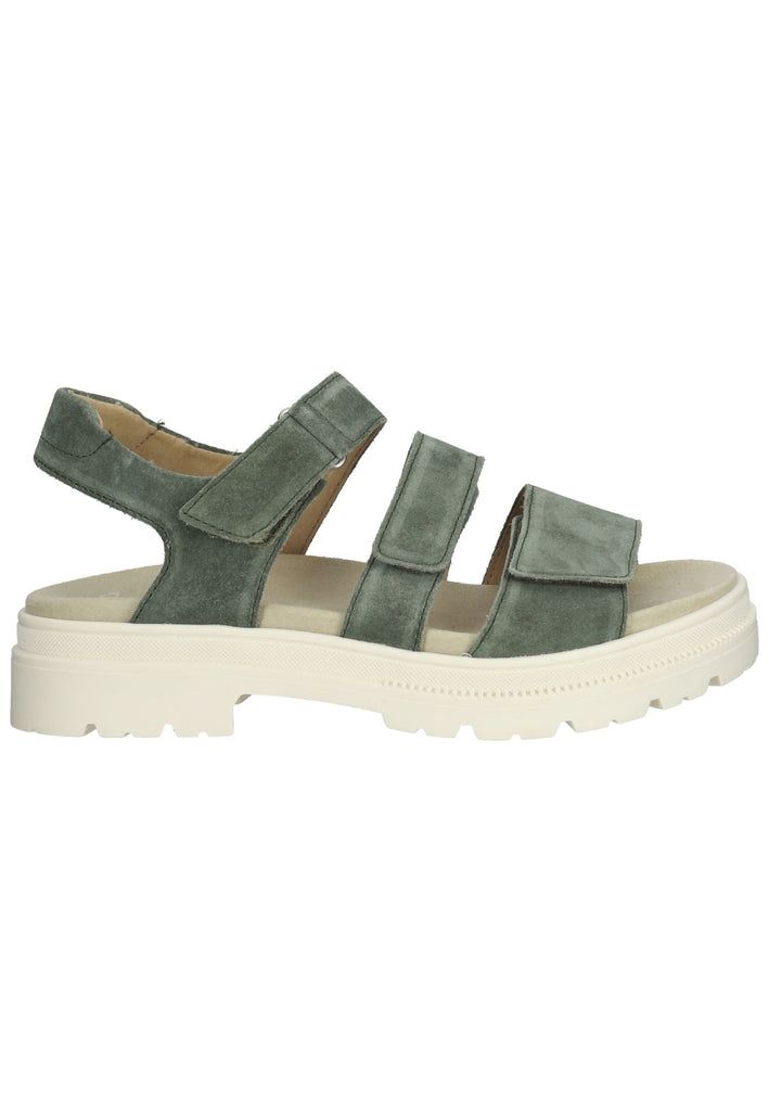 ara Sandalen Veloursleder Grün