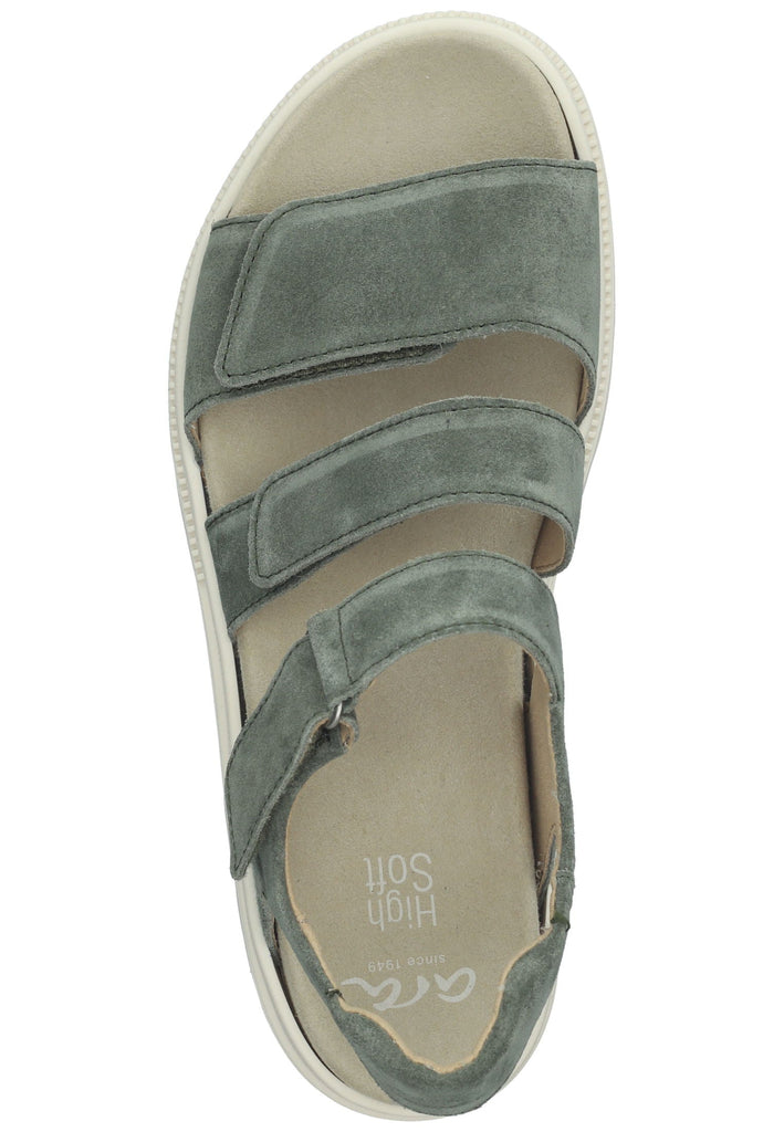 ara Sandalen Veloursleder Grün