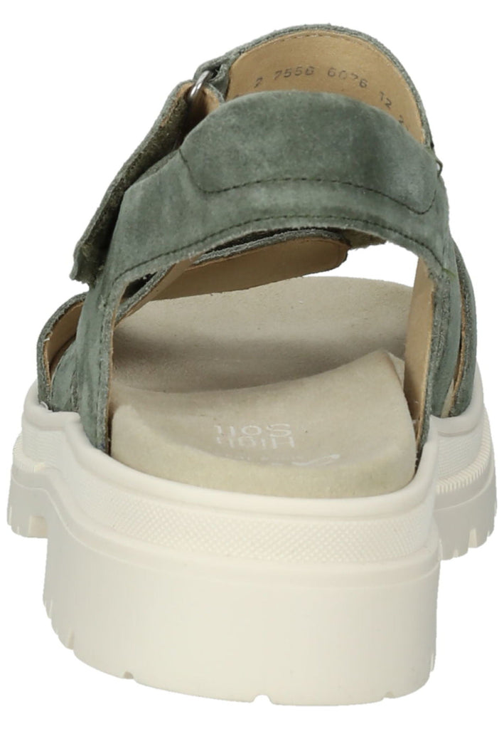 ara Sandalen Veloursleder Grün