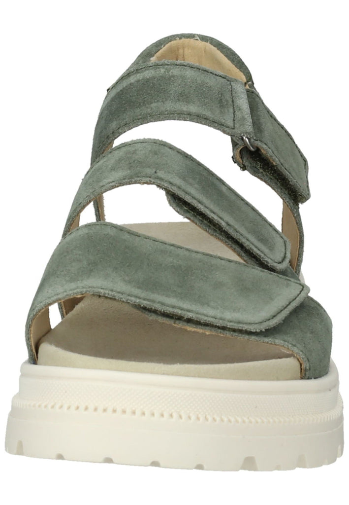 ara Sandalen Veloursleder Grün