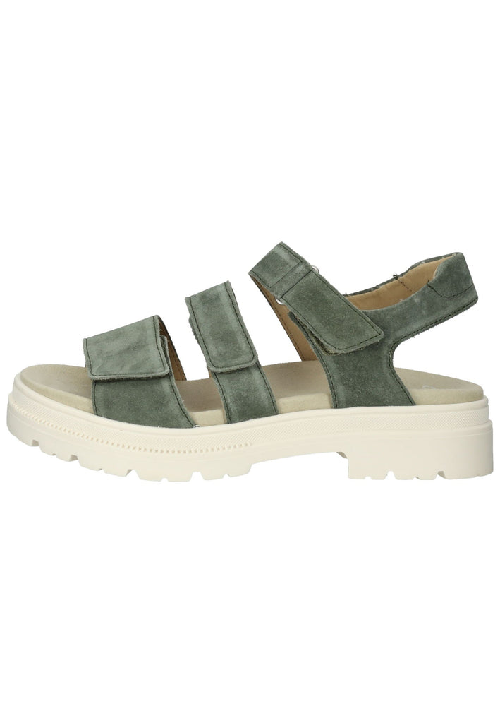 ara Sandalen Veloursleder Grün