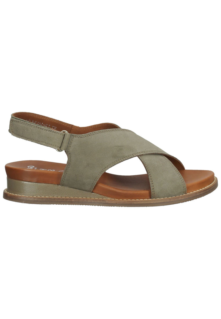 ara Sandalen Veloursleder Hellgrün