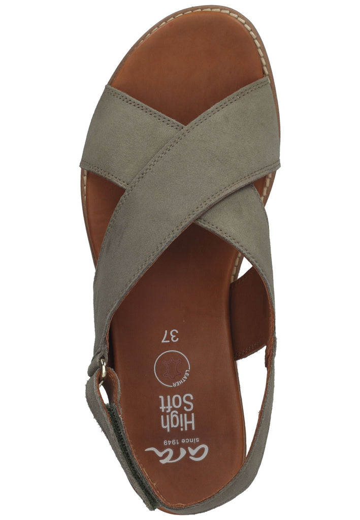 ara Sandalen Veloursleder Hellgrün