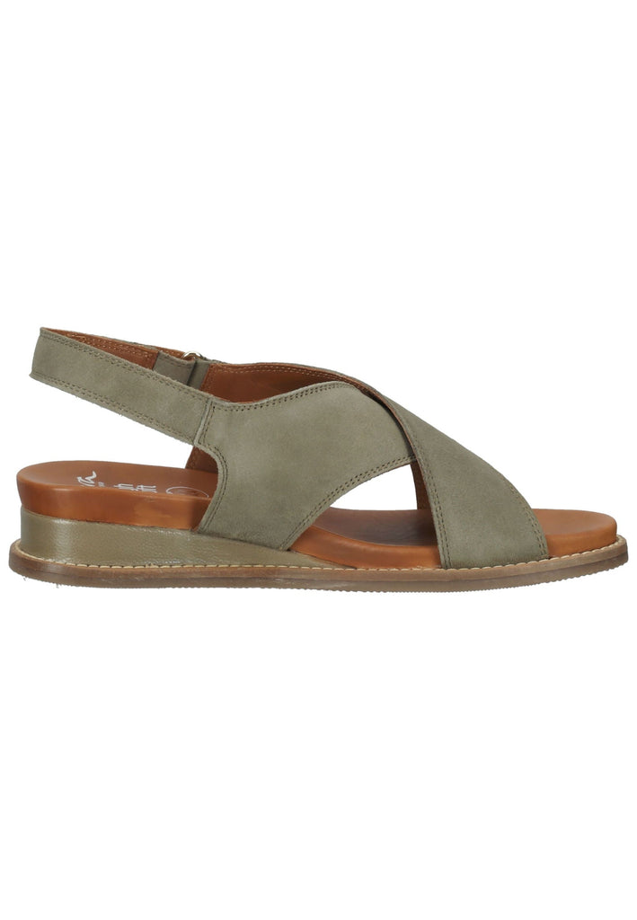 ara Sandalen Veloursleder Hellgrün