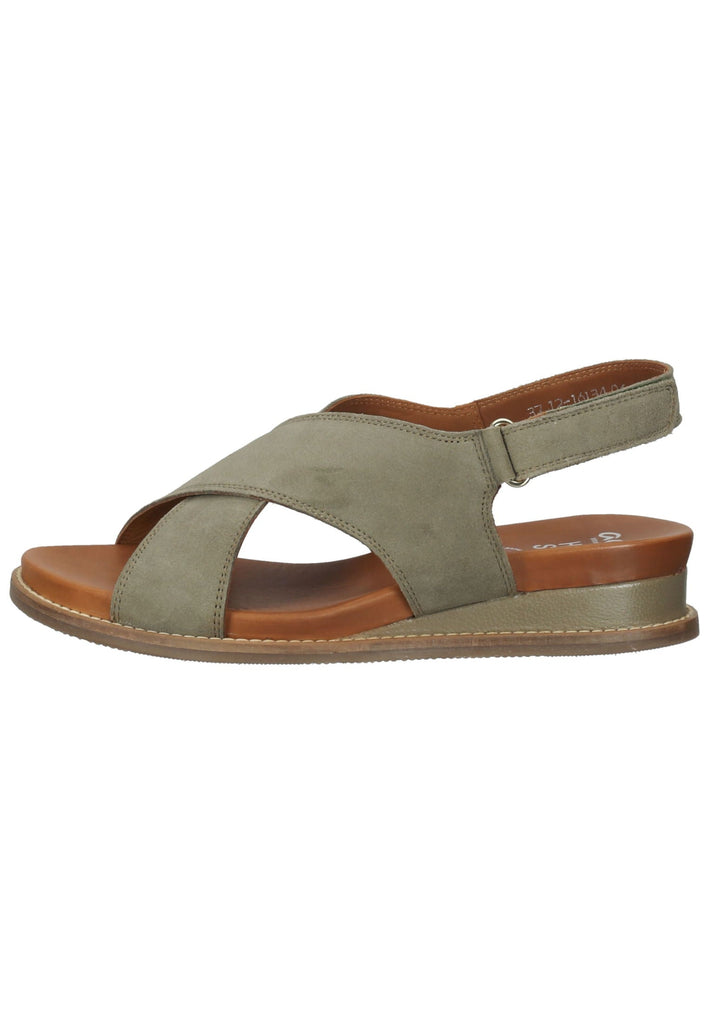 ara Sandalen Veloursleder Hellgrün