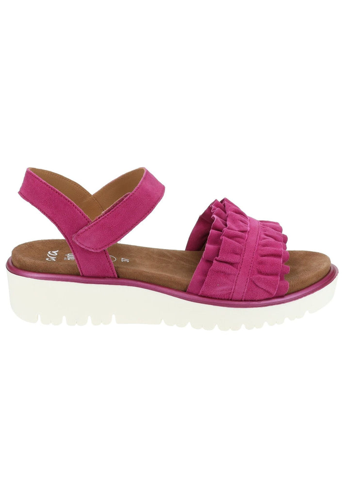 ara Sandalen Veloursleder Pink