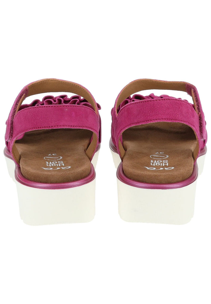 ara Sandalen Veloursleder Pink