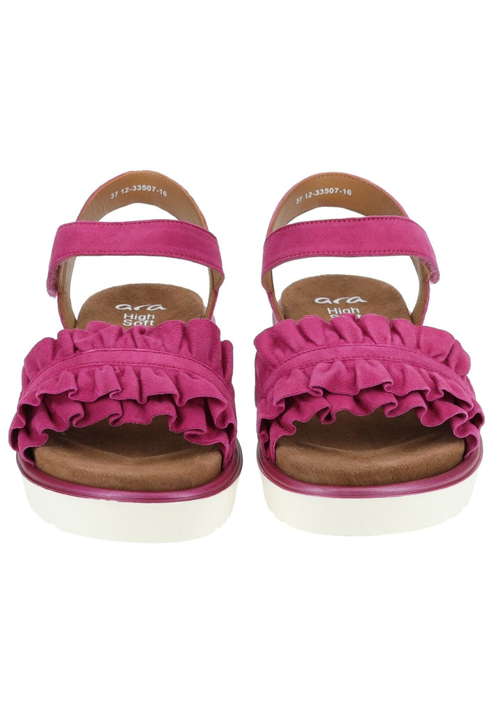 ara Sandalen Veloursleder Pink