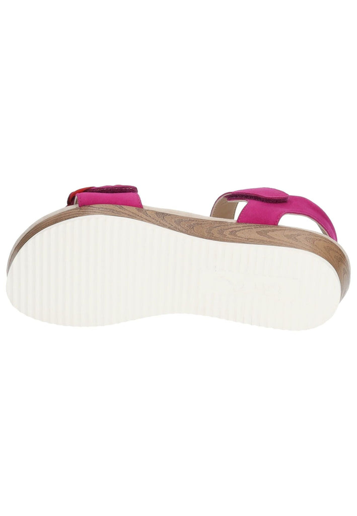 ara Sandalen Veloursleder Pink/Rot