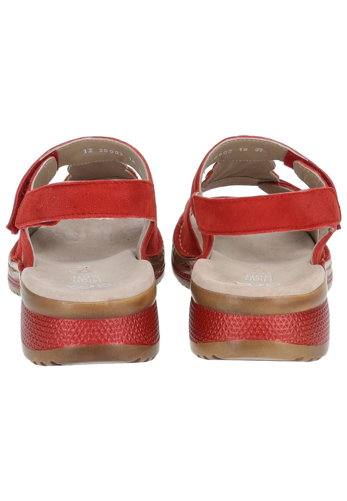 ara Sandalen Veloursleder Rot