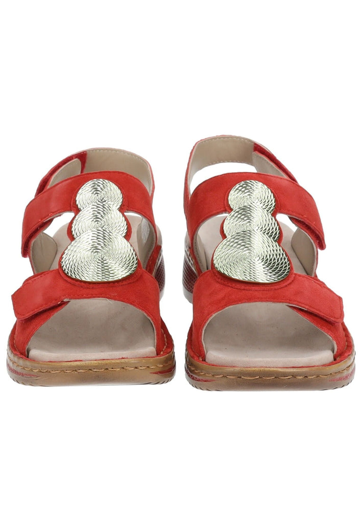 ara Sandalen Veloursleder Rot