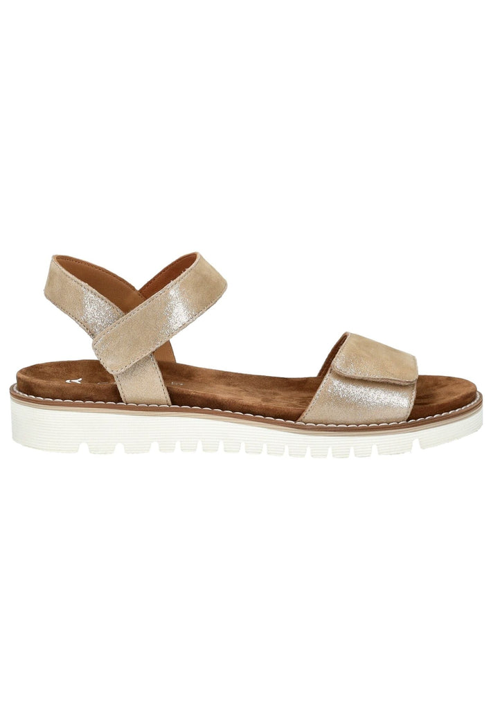 ara Sandalen Veloursleder Sand