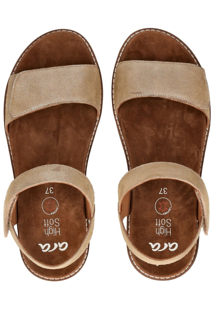 ara Sandalen Veloursleder Sand