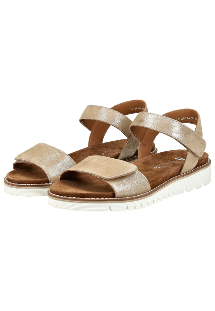 ara Sandalen Veloursleder Sand
