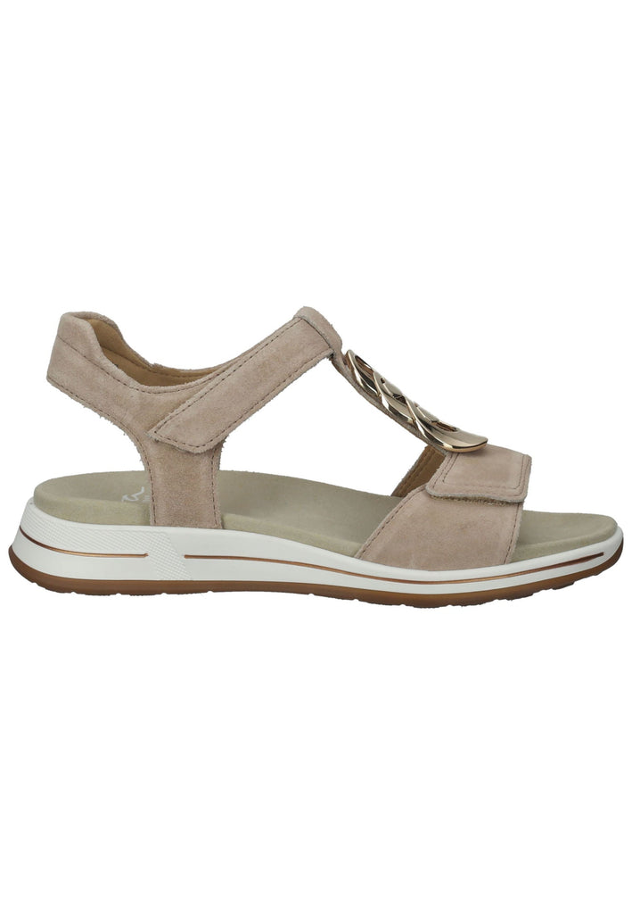 ara Sandalen Veloursleder Sand