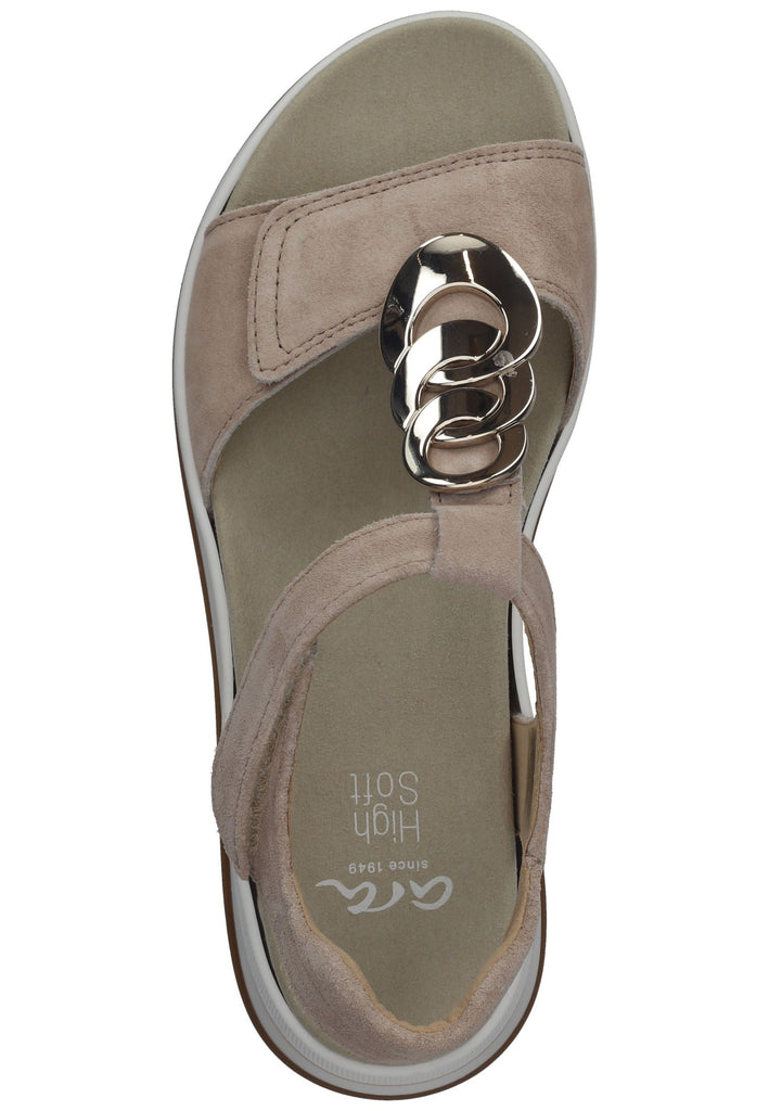ara Sandalen Veloursleder Sand
