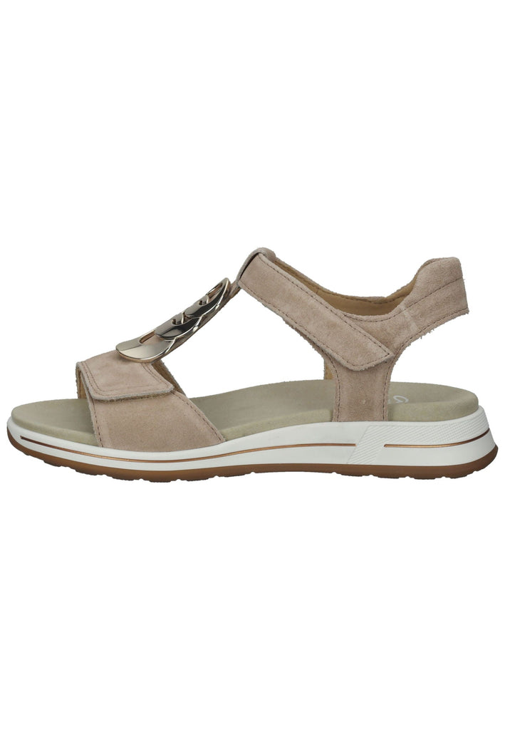 ara Sandalen Veloursleder Sand