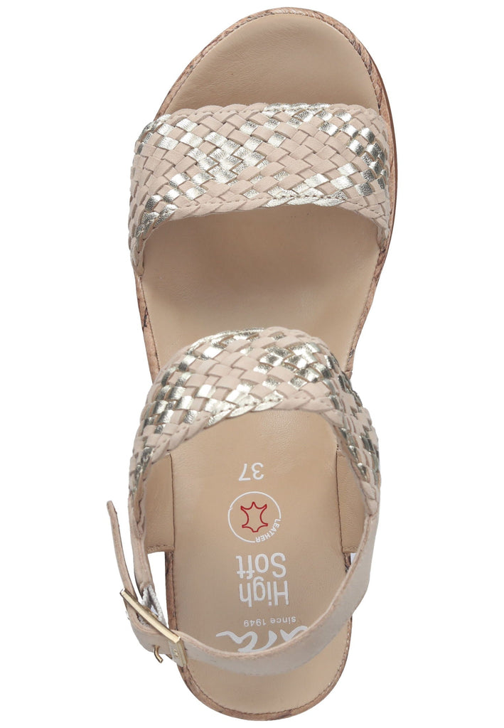 ara Sandalen Veloursleder Sand