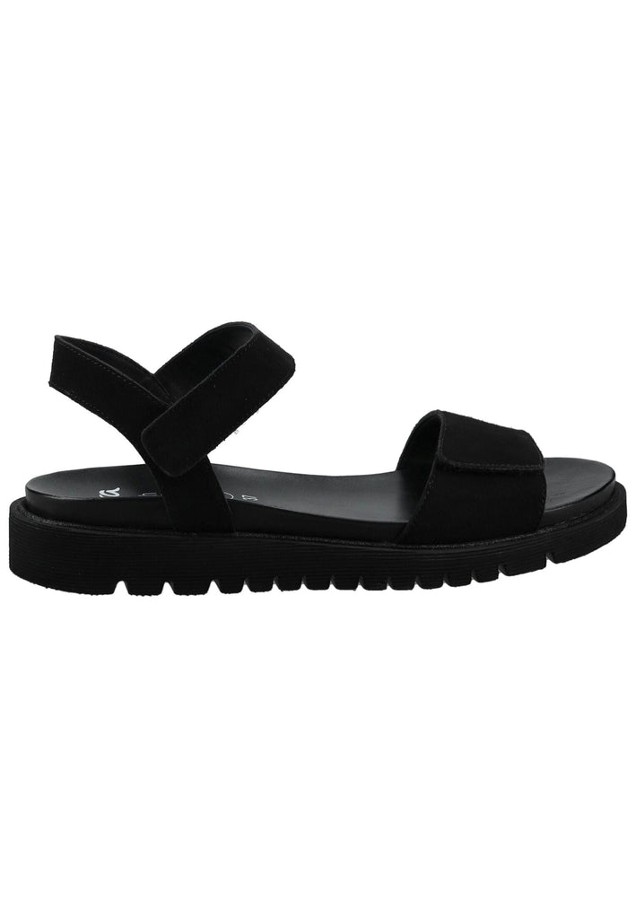 ara Sandalen Veloursleder Schwarz
