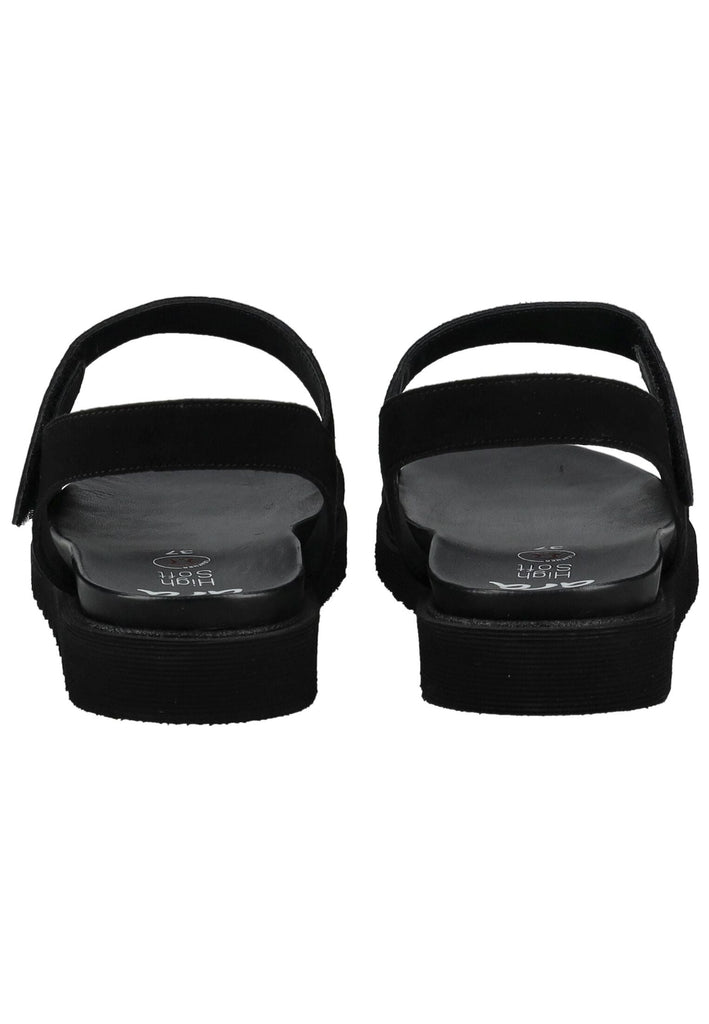 ara Sandalen Veloursleder Schwarz