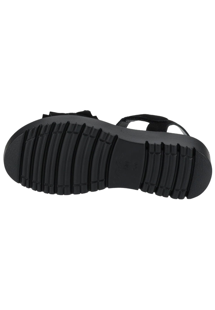 ara Sandalen Veloursleder Schwarz