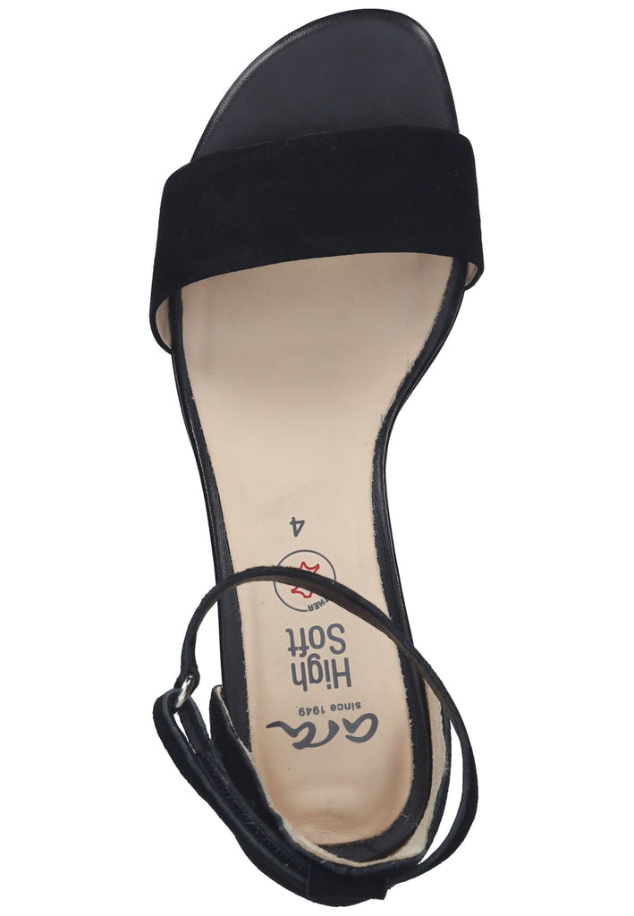 ara Sandalen Veloursleder Schwarz