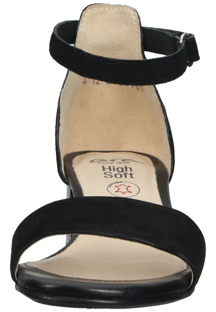 ara Sandalen Veloursleder Schwarz