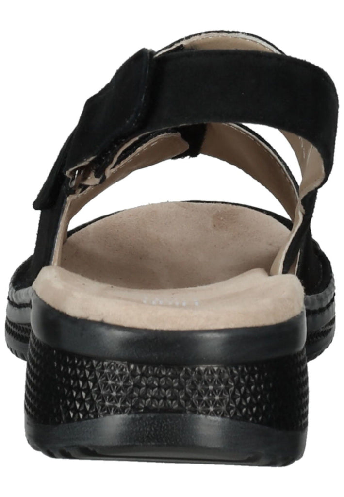 ara Sandalen Veloursleder Schwarz