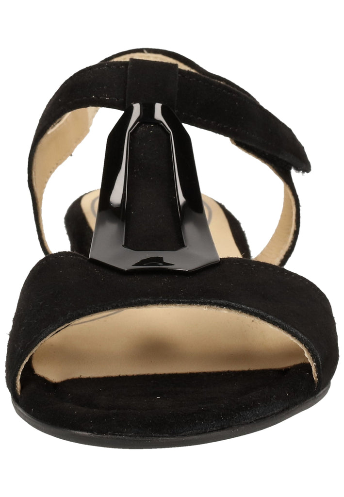 ara Sandalen Veloursleder Schwarz