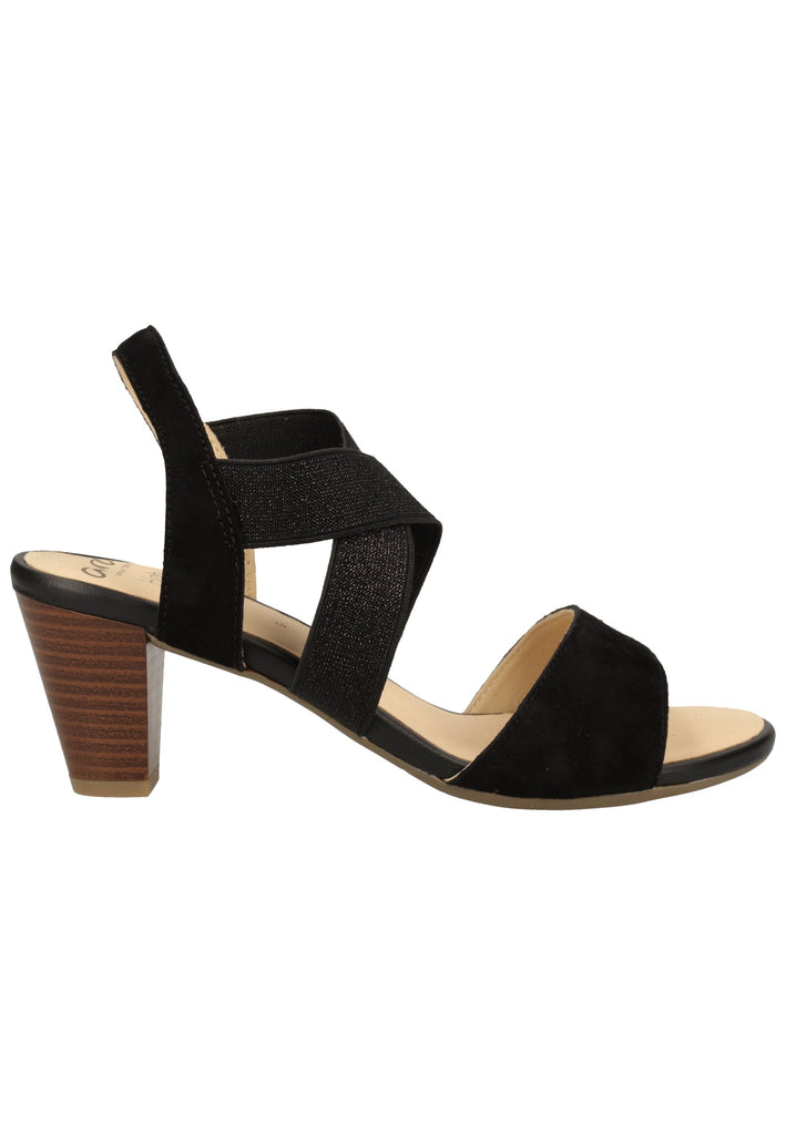 ara Sandalen Veloursleder Schwarz