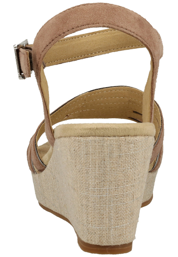 ara Sandalen Veloursleder Taupe