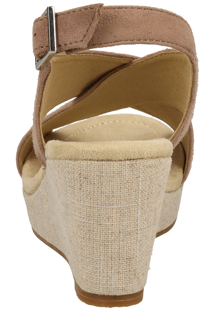 ara Sandalen Veloursleder Taupe