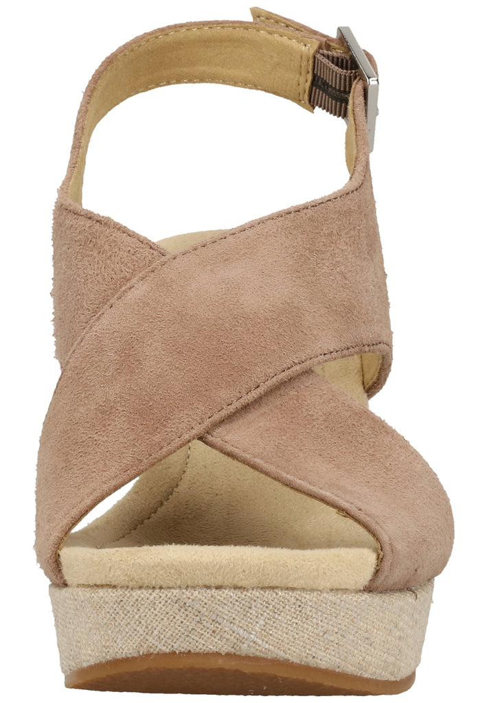 ara Sandalen Veloursleder Taupe