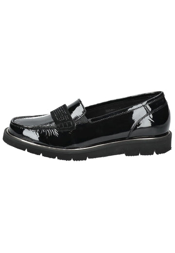 Slipper ara Slipper Leder Schwarz Lack